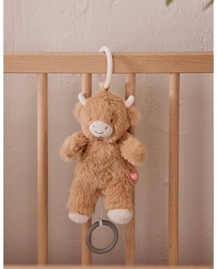 Peluche Mini Musicale 20 cm – Fluffy Cow