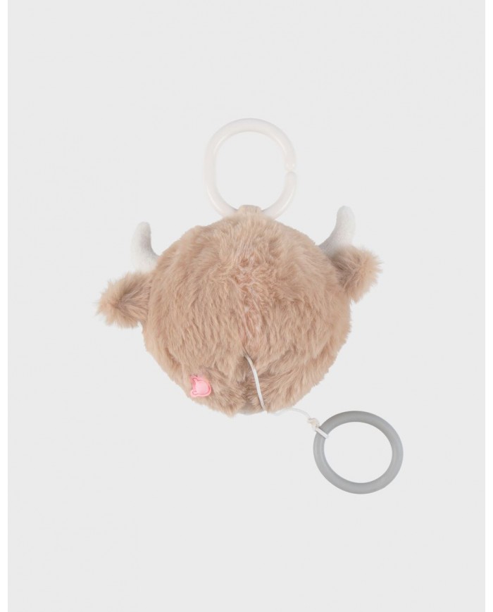 Peluche musicale Fluffy en Veloudoux® beige