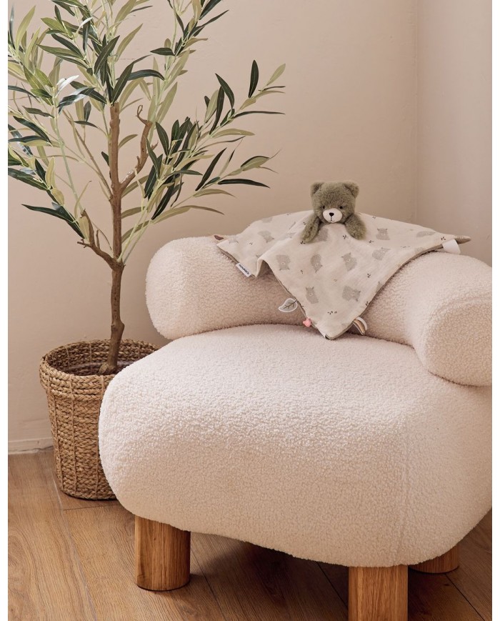 Doudou Ours réversible Jour & Nuit - Orso