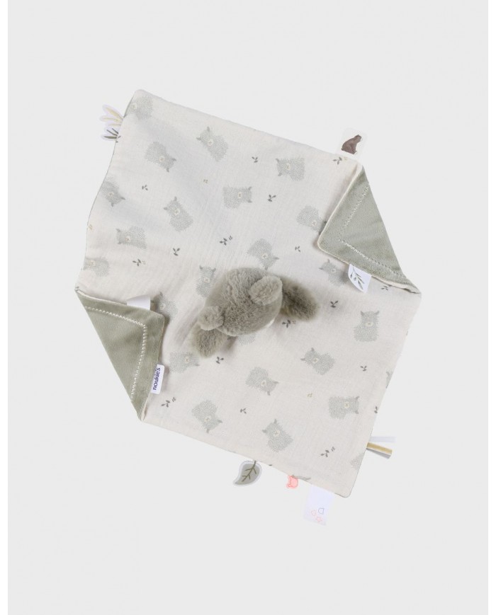 Doudou Ours réversible Jour & Nuit - Orso