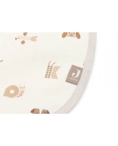 Lot de 5 Bavoirs Jersey imperméable - Animal Friends