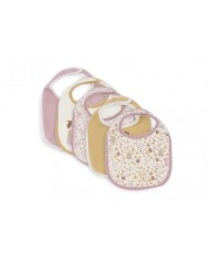 Lot de 5 Bavoirs Jersey imperméable - Flower Fairies