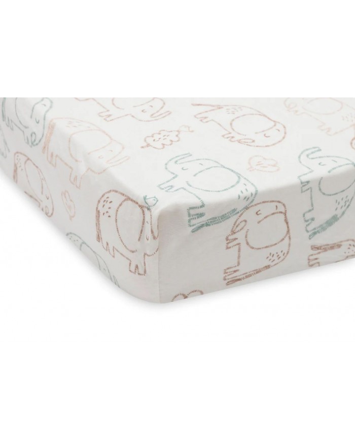 Drap-housse Jersey 40/50x80/90cm - Elephant Tales