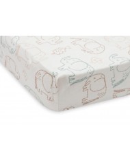 Drap-housse Jersey 40/50x80/90cm - Elephant Tales