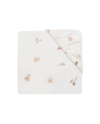 Drap-housse Jersey 60x120cm - Animal Friends
