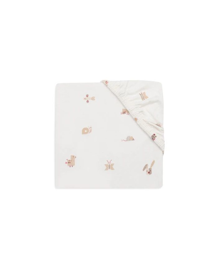 Drap-housse Jersey 60x120cm - Animal Friends