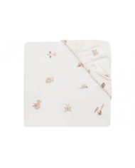 Drap-housse Jersey 60x120cm - Wild rose