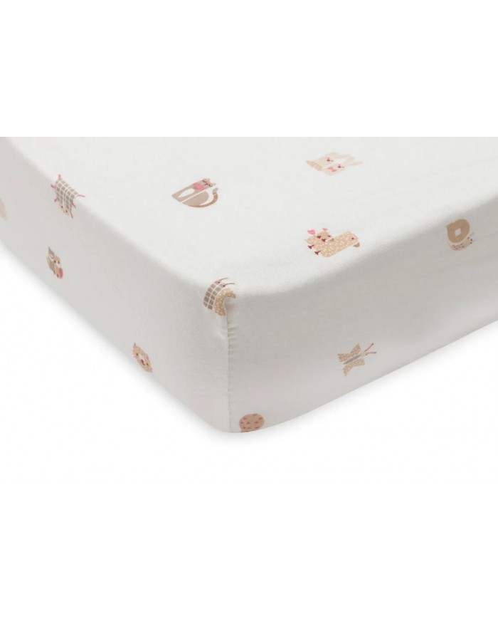 Drap-housse Jersey 60x120cm - Animal Friends