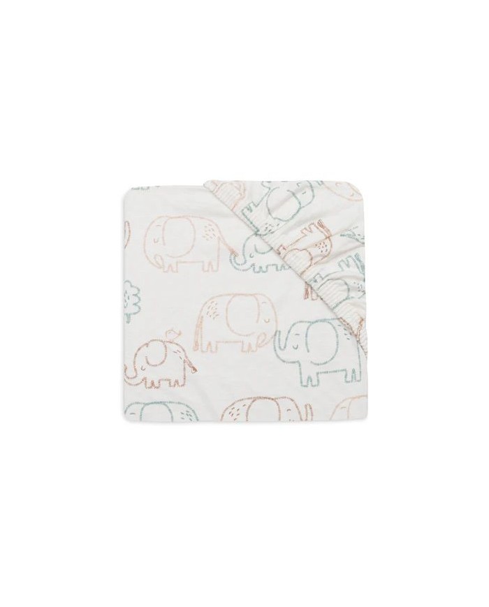 Drap-housse Jersey 60x120cm - Elephant Tales