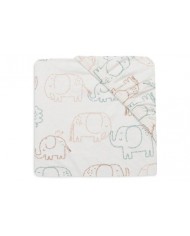 Drap-housse Jersey 60x120cm - Elephant Tales