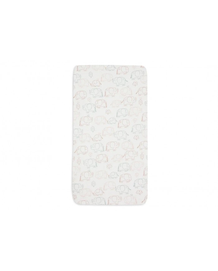 Drap-housse Jersey 60x120cm - Elephant Tales