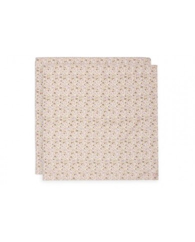 Lot de 2 tétras Gaze de Coton 115x115cm - Flower Fairies Lot de 2 tétras Gaze de Coton 115x115cm - Flower Fairies