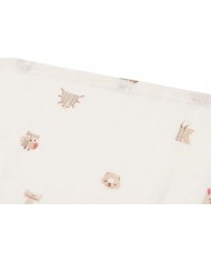 Lot de 3 tétras Gaze de Coton 70x70cm - Animal Friends