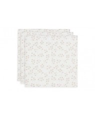 Lot de 3 tétras Gaze de Coton 70x70cm - Flower Fairies