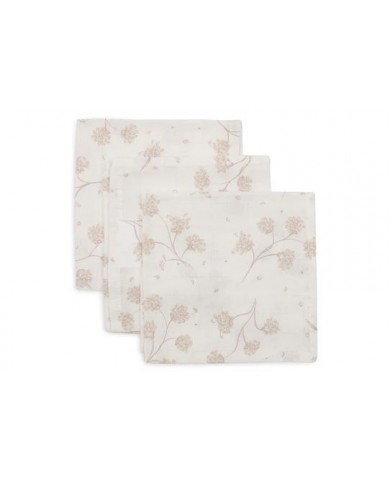 Lot de 3 Serviettes Gaze de Coton 31x31cm - Leafy Dreams