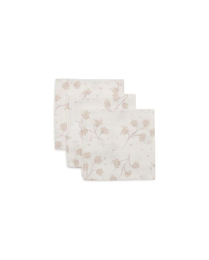 Lot de 3 Serviettes Gaze de Coton 31x31cm - Leafy Dreams