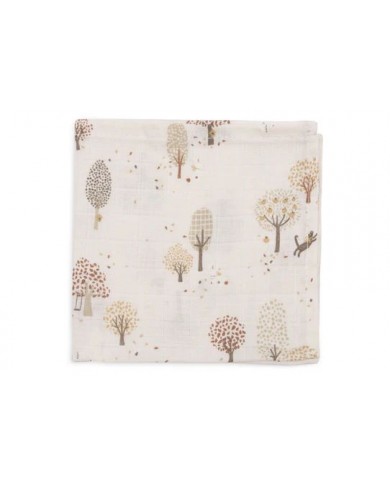 Lot de 3 Serviettes Gaze de Coton 31x31cm - Tiny Park Lot de 3 Serviettes Gaze de Coton 31x31cm - Tiny Park