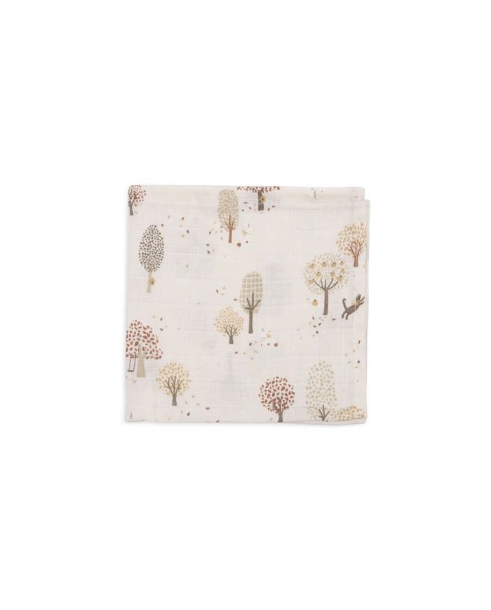Lot de 3 Serviettes Gaze de Coton 31x31cm - Tiny Park