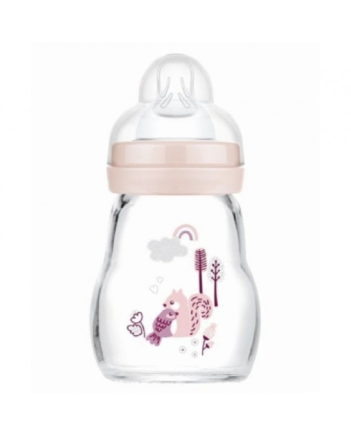 Biberon en verre 170 ml - 0mois+ - Matt Blush