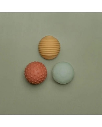 Lot de 3 balles sensorielles - Little farm