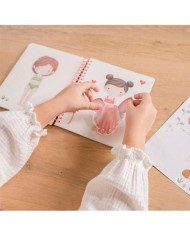 Livre d'habillage et d'autocollants - Rosa & Friends