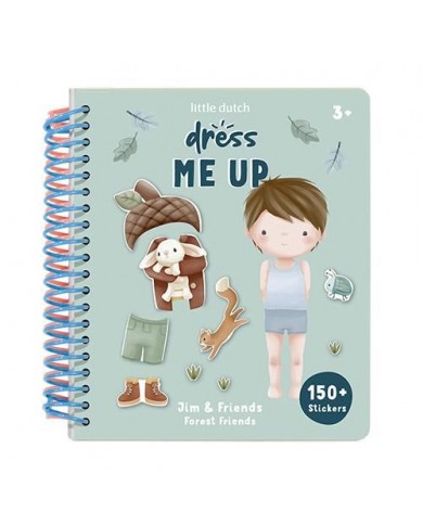 Livre d'habillage et d'autocollants - Forest friends
