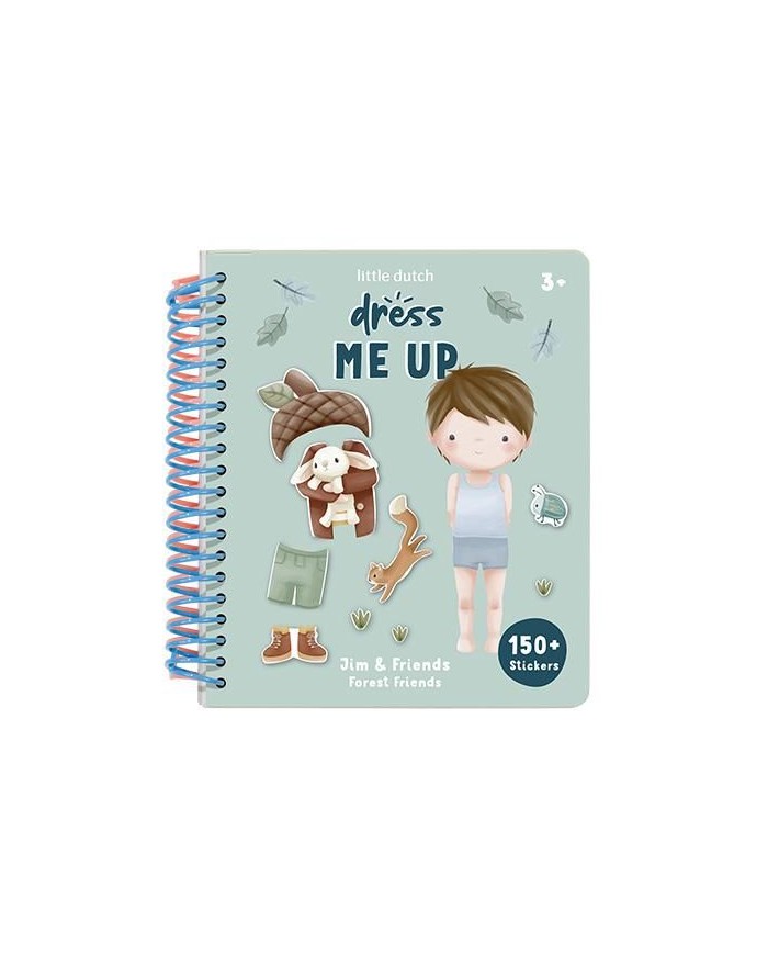 Livre d'habillage et d'autocollants - Forest friends