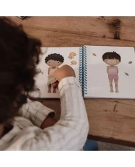 Livre d'habillage et d'autocollants - Forest friends