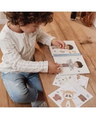 Livre d'habillage et d'autocollants - Forest friends