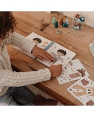 Livre d'habillage et d'autocollants - Forest friends