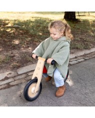 Poncho 9-36 mois Teddy + Pady Jersey - Kaki