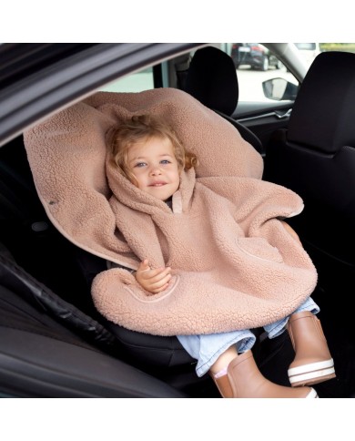 Poncho 9-36 mois Teddy + Pady Jersey - Natural