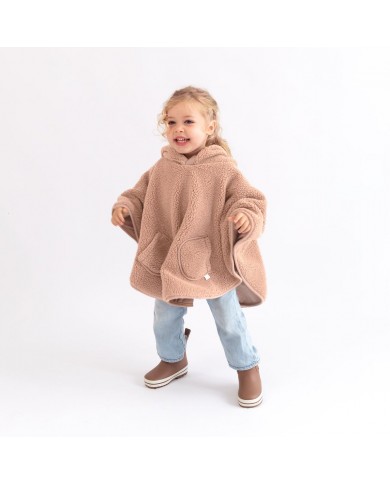 Poncho 9-36 mois Teddy + Pady Jersey - Natural