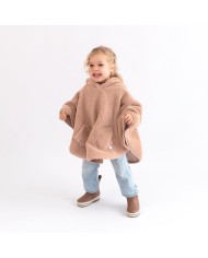 Poncho 9-36 mois Teddy + Pady Jersey - Natural