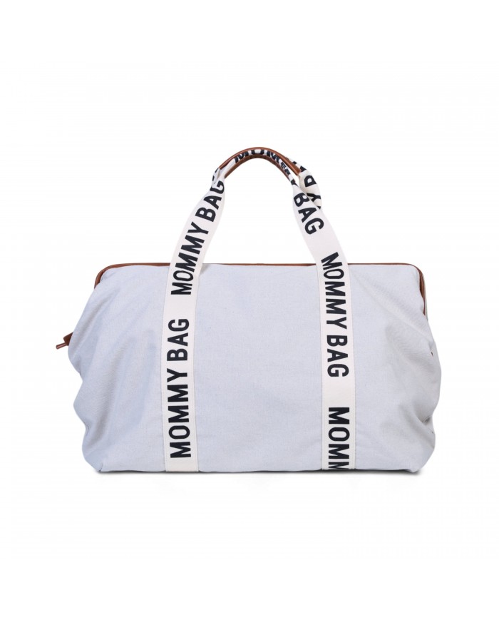 Mommy bag signature - Toile - Offwhite