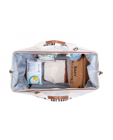 Mommy bag signature - Toile - Offwhite