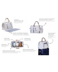 Mommy bag signature - Toile - Offwhite