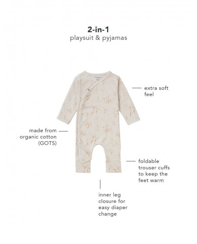Pyjama Bryant allover print - Oatmeal Pyjama Bryant allover print - Oatmeal