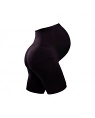 Short de maintien de grossesse sans coutures Noir - L