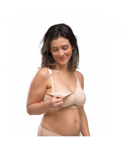 Lot de 2 soutien-gorge de grossesse et allaitement Noir/Honey - S/M