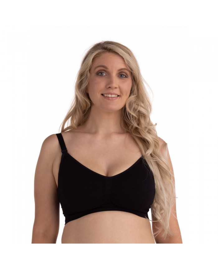 Lot de 2 soutien-gorge de grossesse et allaitement Noir/Honey - XL