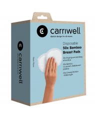 Lot de 50 coussinets d'allaitement jetables en bambou