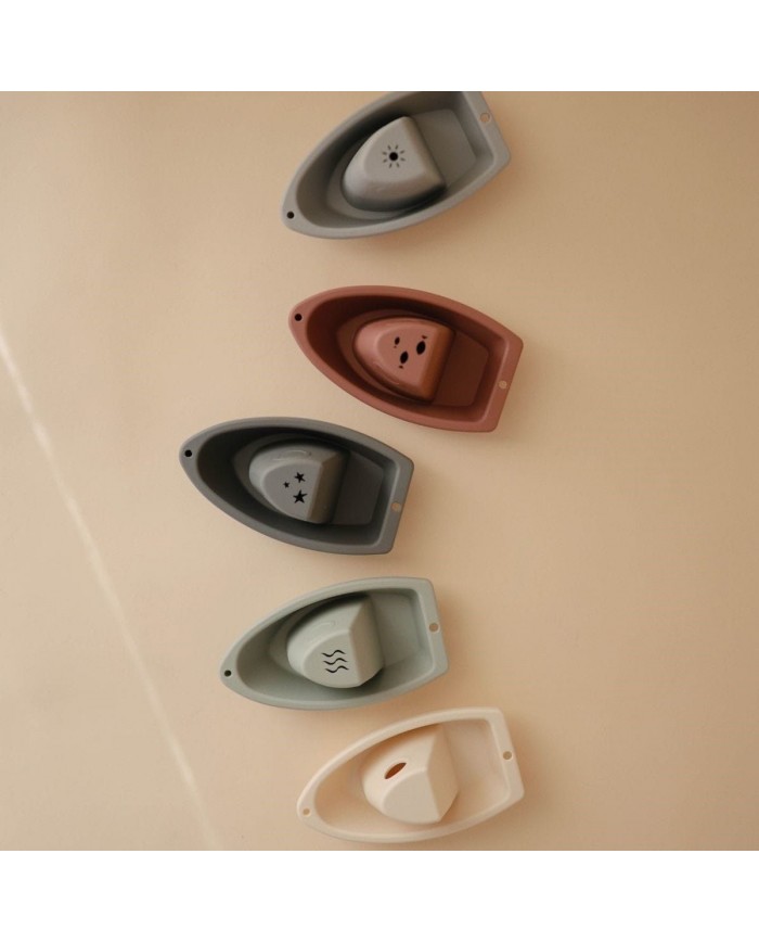 Lot de 5 bateaux à empiler - Original