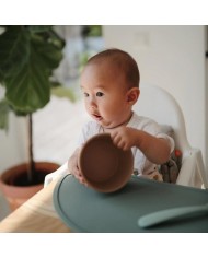 Bol ventouse en silicone Natural