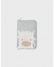 Protège carnet de santé fausse fourrure camel - Lily