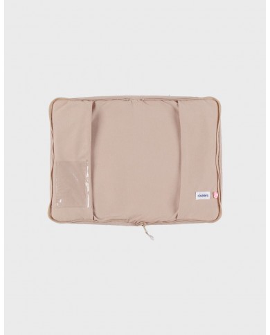 Protège carnet de santé fausse fourrure camel - Lily