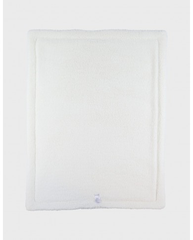 Couverture blanche en gaze de coton bio 75x100 cm