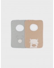 Bavoir "Si c'est comme ça je vais chez mamie" rose Bavoir "Si c'est comme ça je vais chez mamie" rose