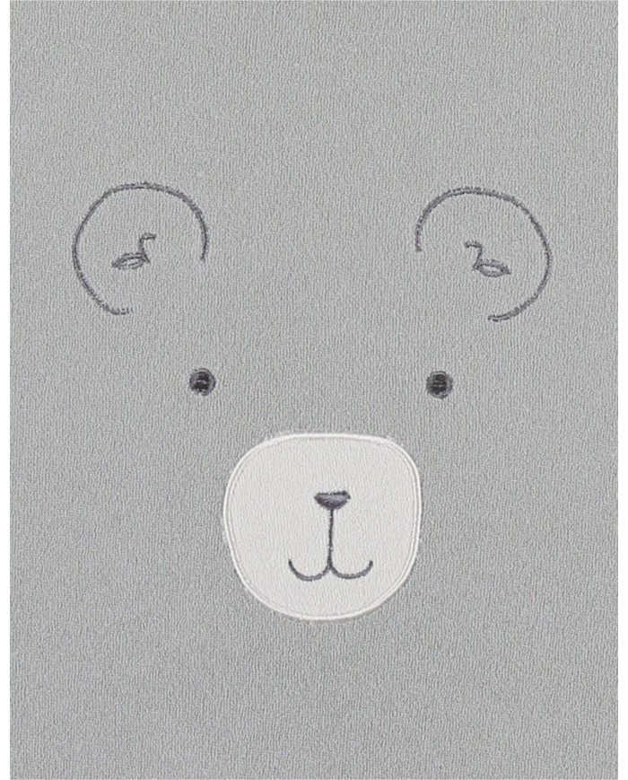 Lot de 2 bavoirs en éponge beige & kaki