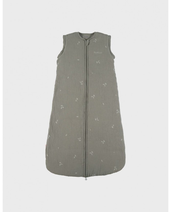 Gigoteuse 100 cm manches amovibles gaze de coton bio